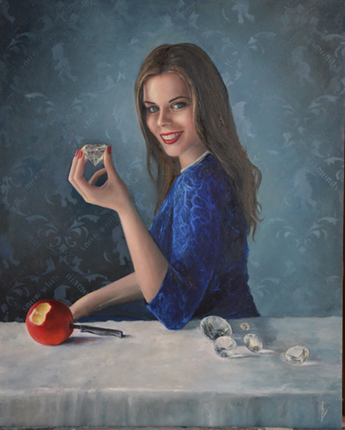 Show White, painting, realism